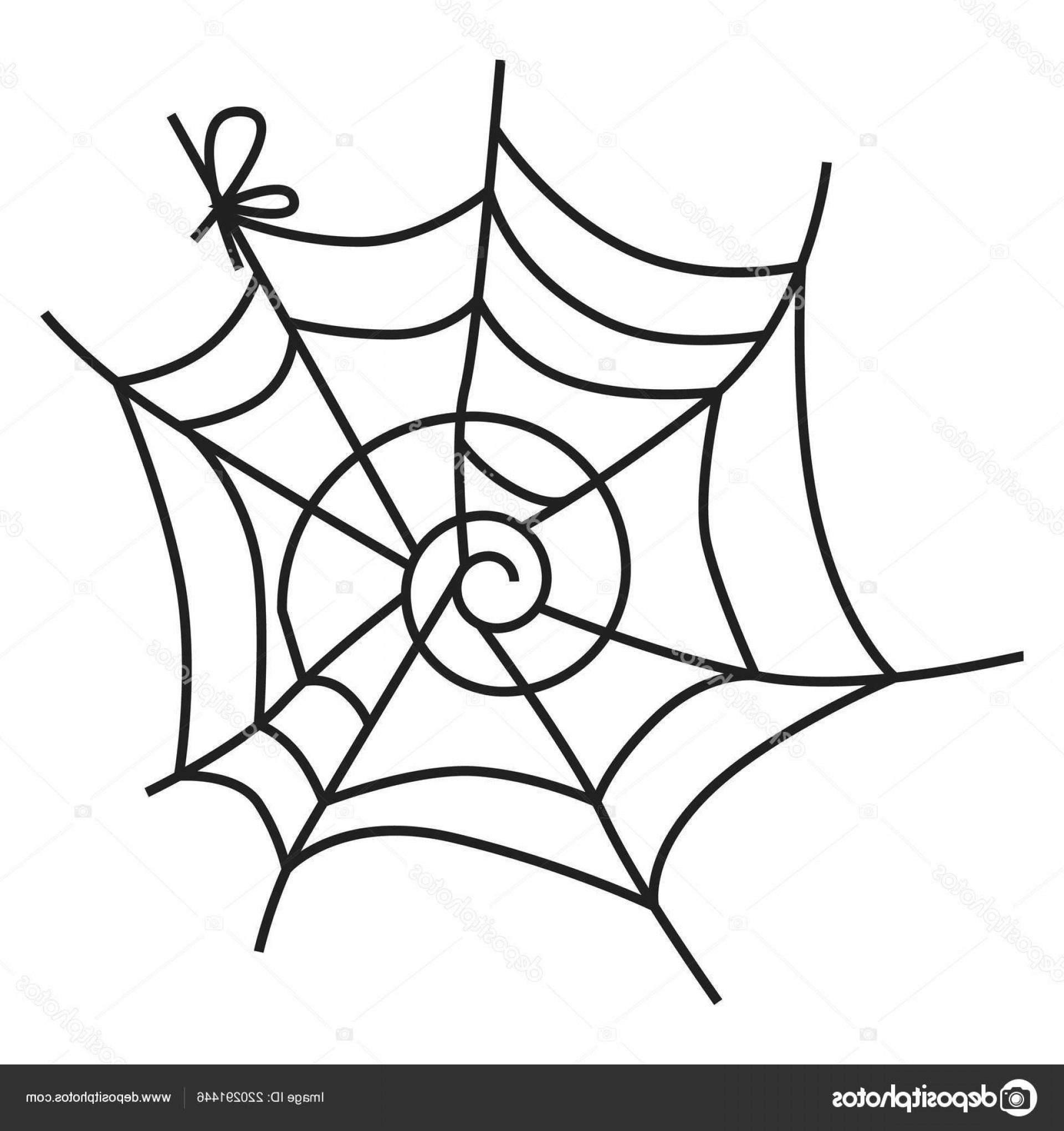 Simple Spider Web Drawing | Free download on ClipArtMag