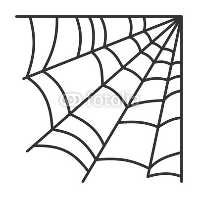 Simple Spider Web Drawing | Free download on ClipArtMag