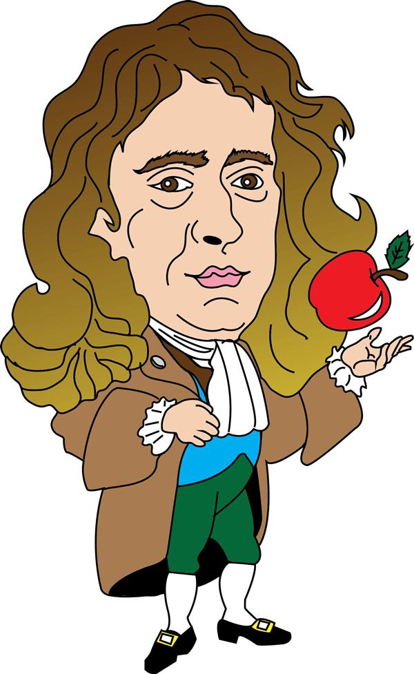 Sir Isaac Newton Drawing | Free download on ClipArtMag
