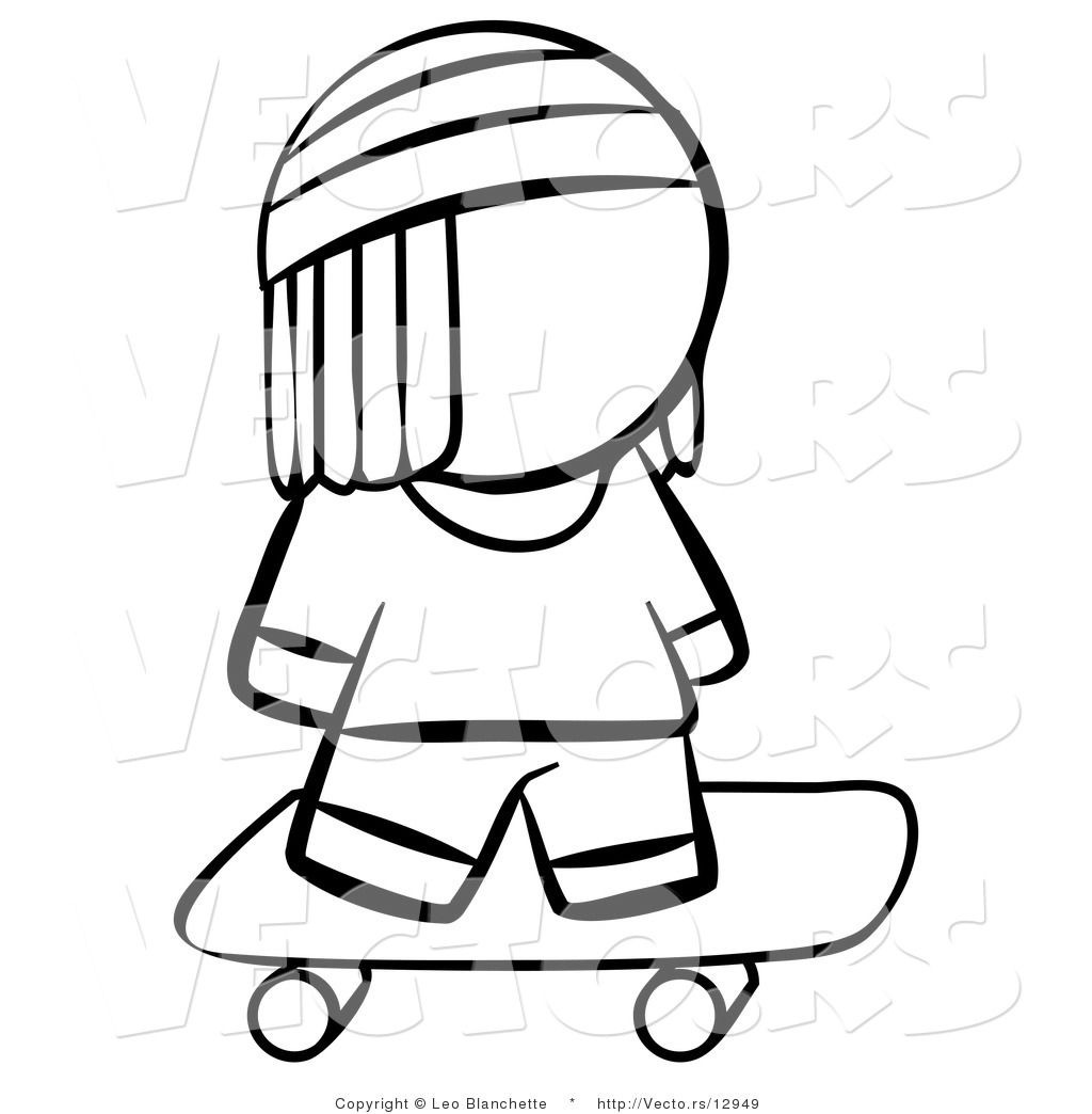 Skater Boy Drawing Free download on ClipArtMag