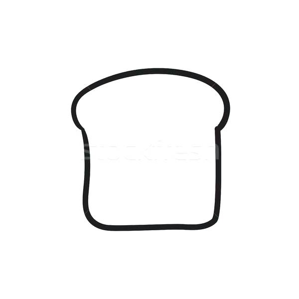 Slice Of Bread Drawing | Free download on ClipArtMag