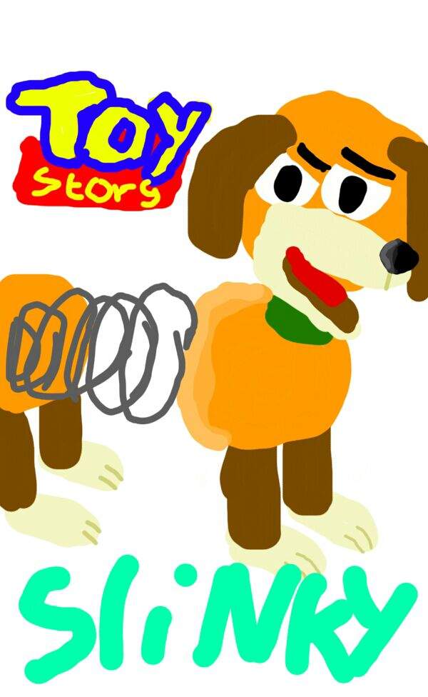 cartoon slinky