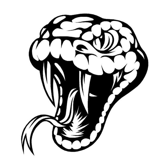 Cobra Snake Head Drawing | Free download on ClipArtMag