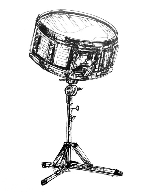 Snare Drum Drawing | Free download on ClipArtMag