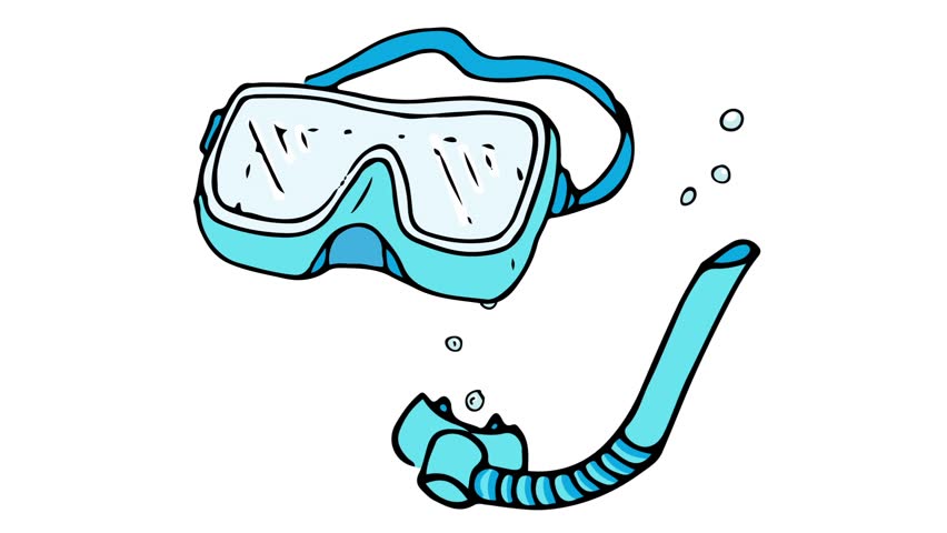 snorkel cartoon from the 80s