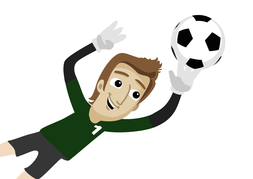 Soccer Goalie Drawing | Free download on ClipArtMag