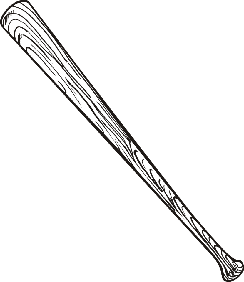 Softball Bat Drawing Free download on ClipArtMag