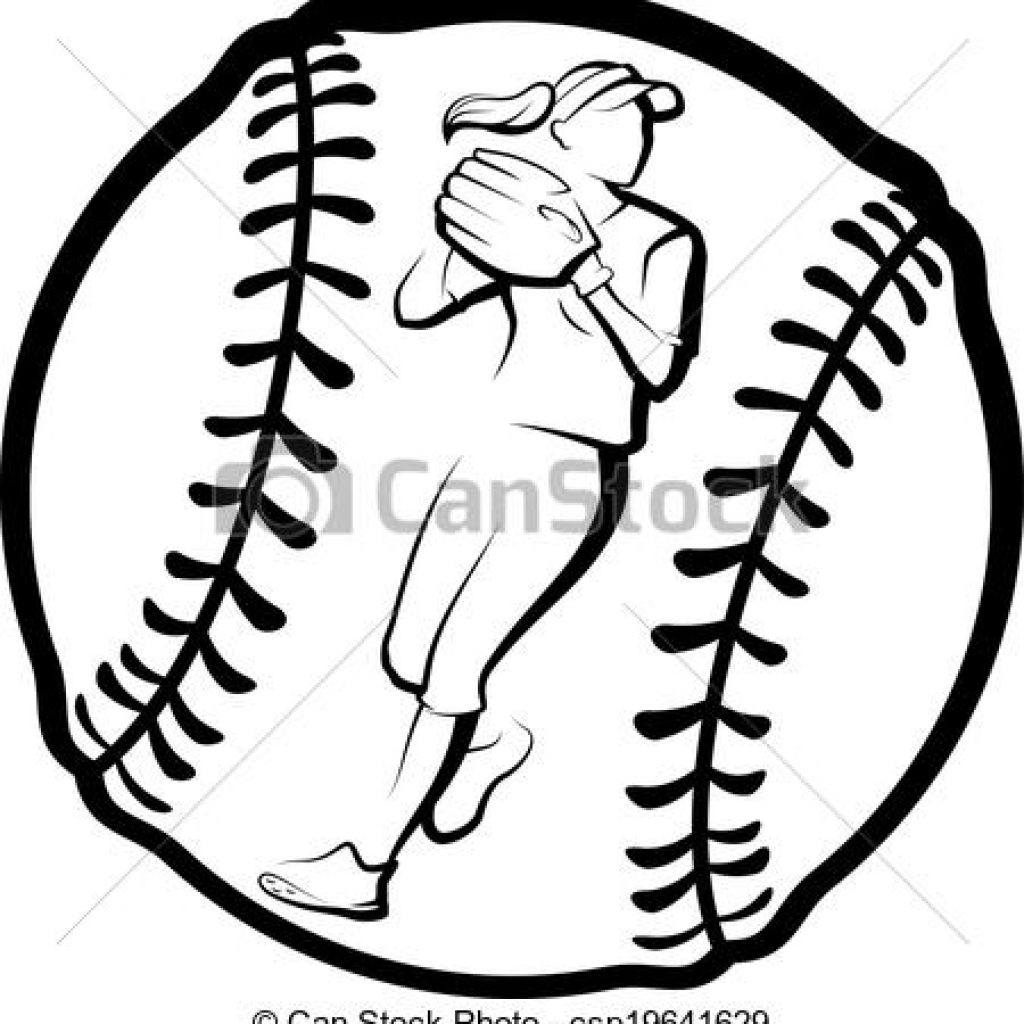 Softball Drawing | Free download on ClipArtMag