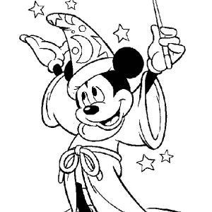 Sorcerer Mickey Drawing | Free download on ClipArtMag