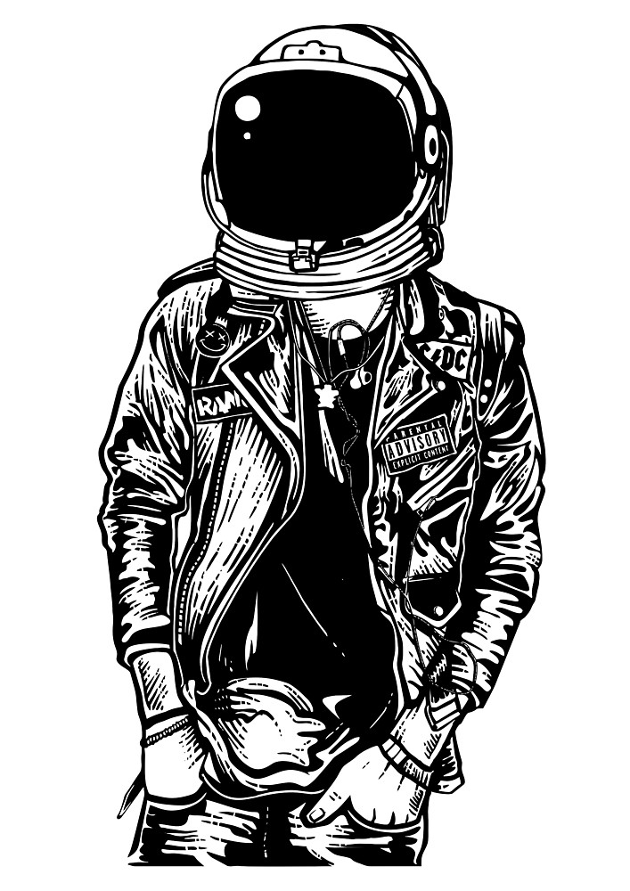 Spaceman Drawing | Free download on ClipArtMag