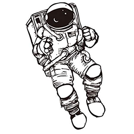 Spaceman Drawing | Free download on ClipArtMag