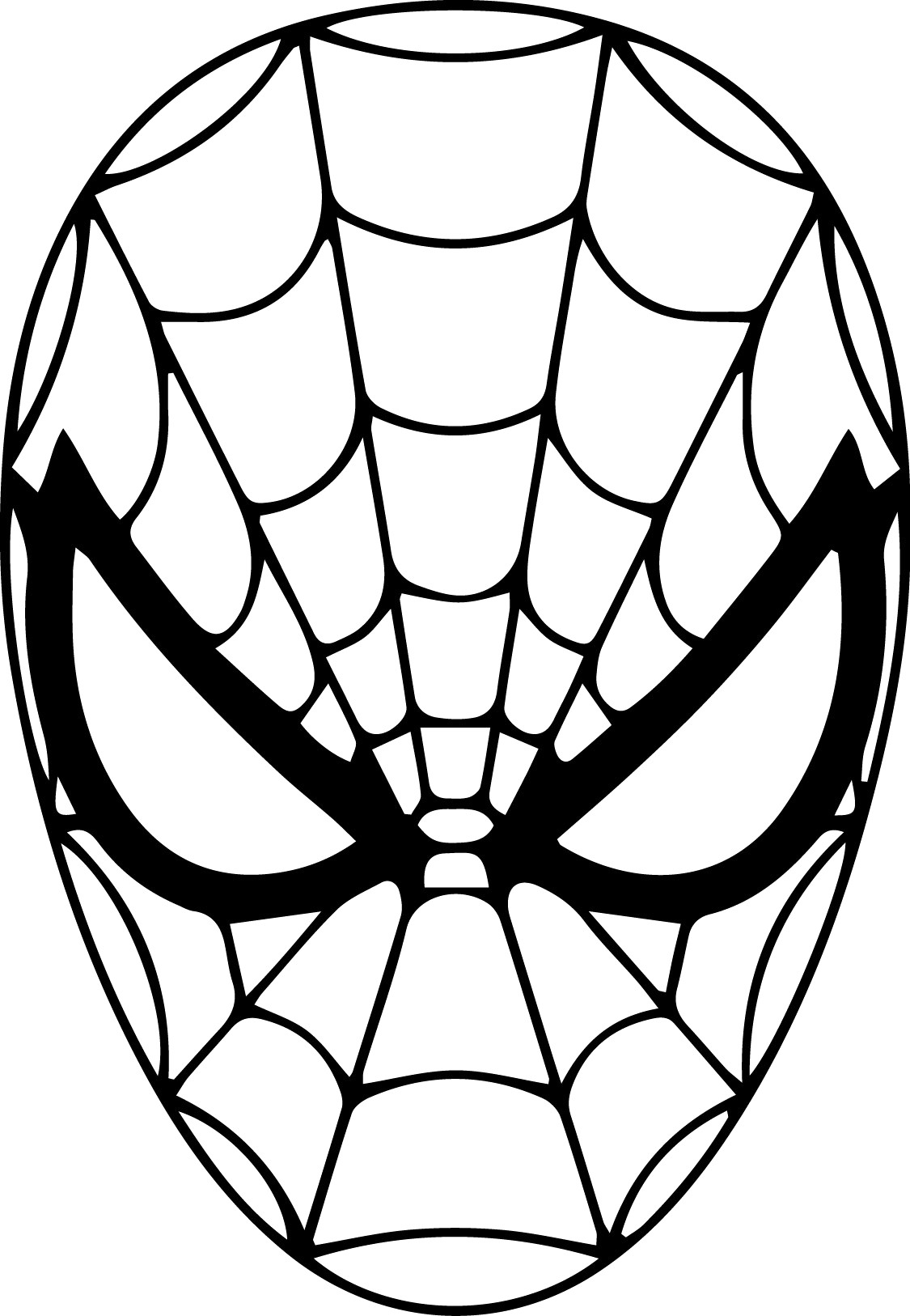 Spider Man Mask Template Pdf PDF Template
