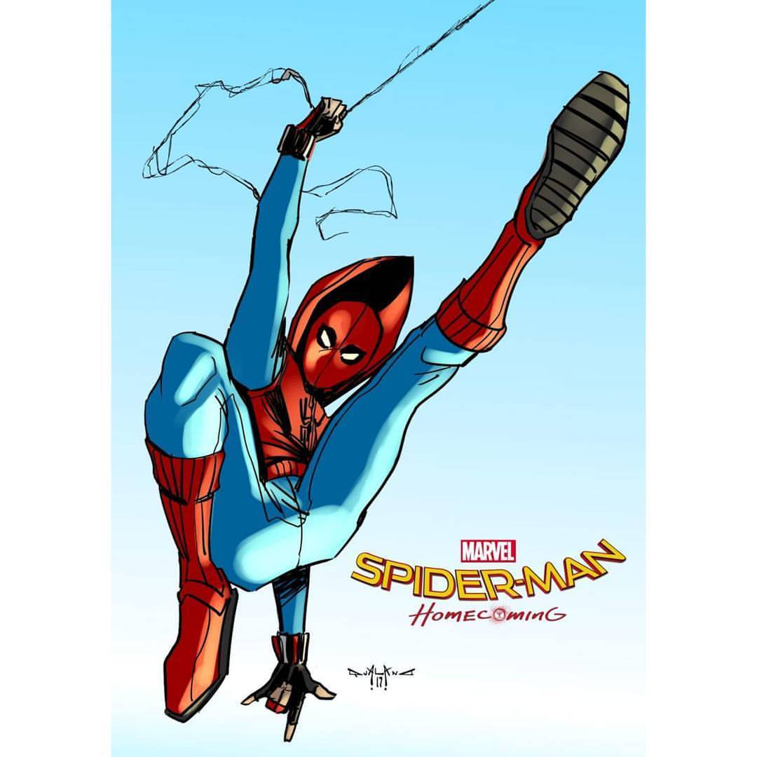 Spider Man Homecoming Drawing | Free download on ClipArtMag