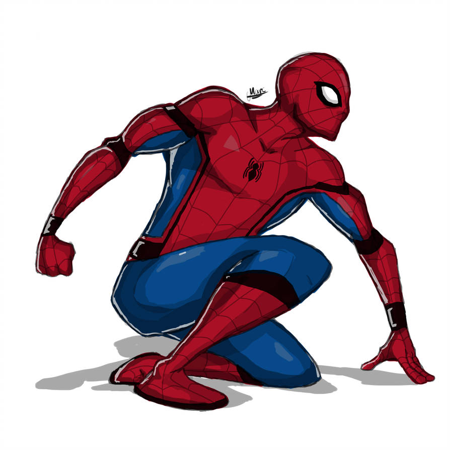 Spider Man Homecoming Drawing | Free download on ClipArtMag