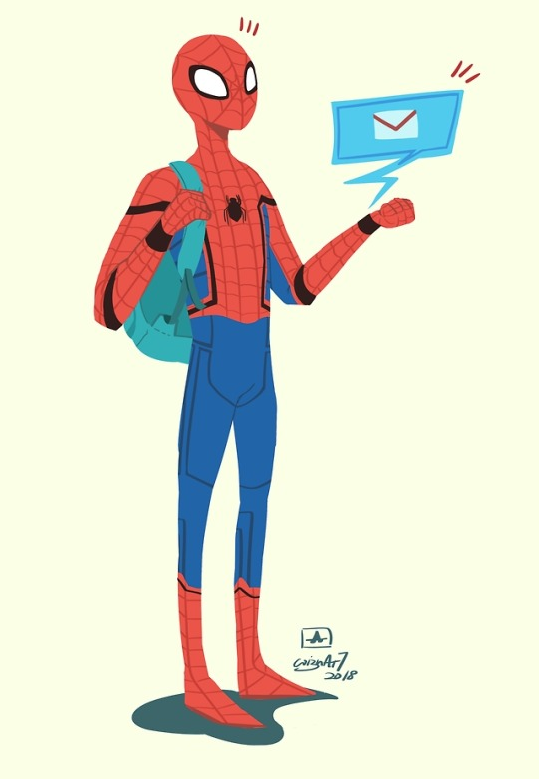 Spider Man Homecoming Drawing | Free download on ClipArtMag