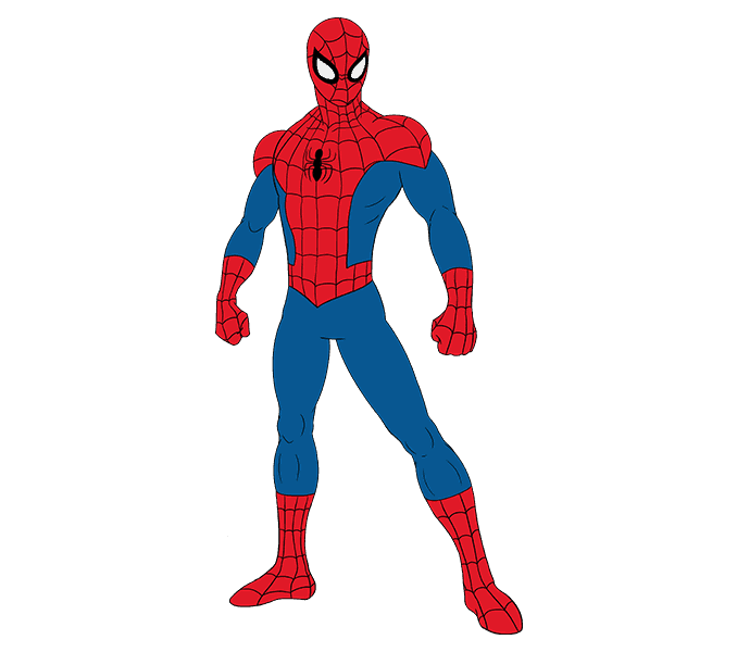 17+ Spider Man Cartoon Easy Drawing Images | Spider-Man Hintergrund