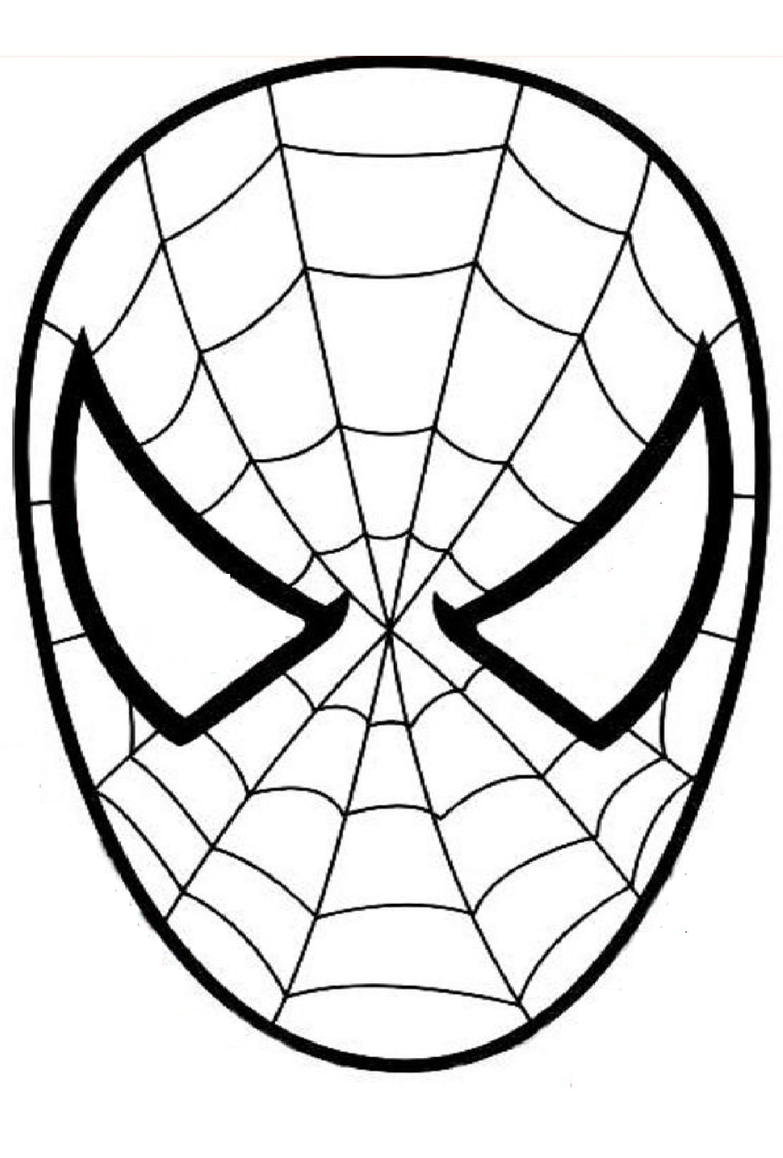 Spiderman Mask Drawing | Free download on ClipArtMag