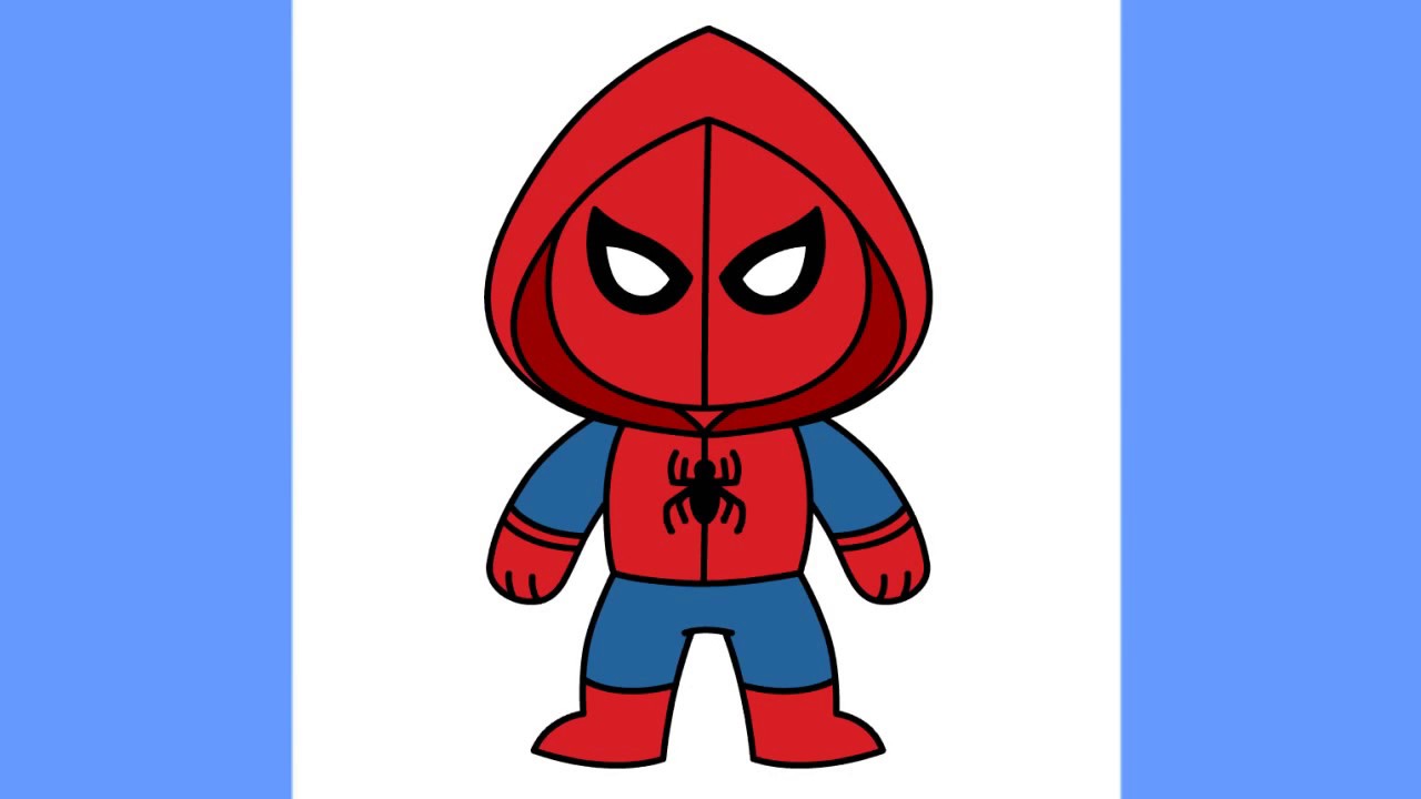 Spiderman Simple Drawing | Free download on ClipArtMag