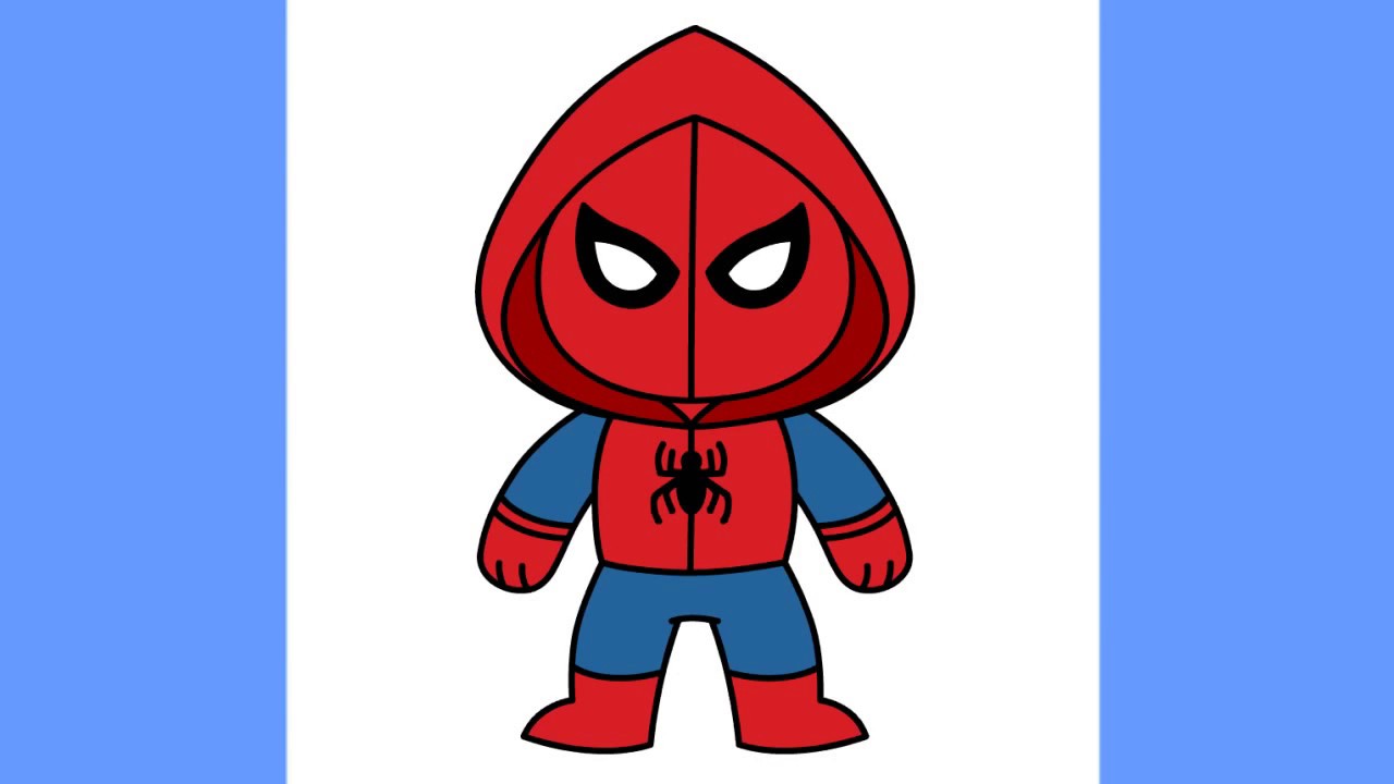 Spiderman Simple Drawing Free download on ClipArtMag