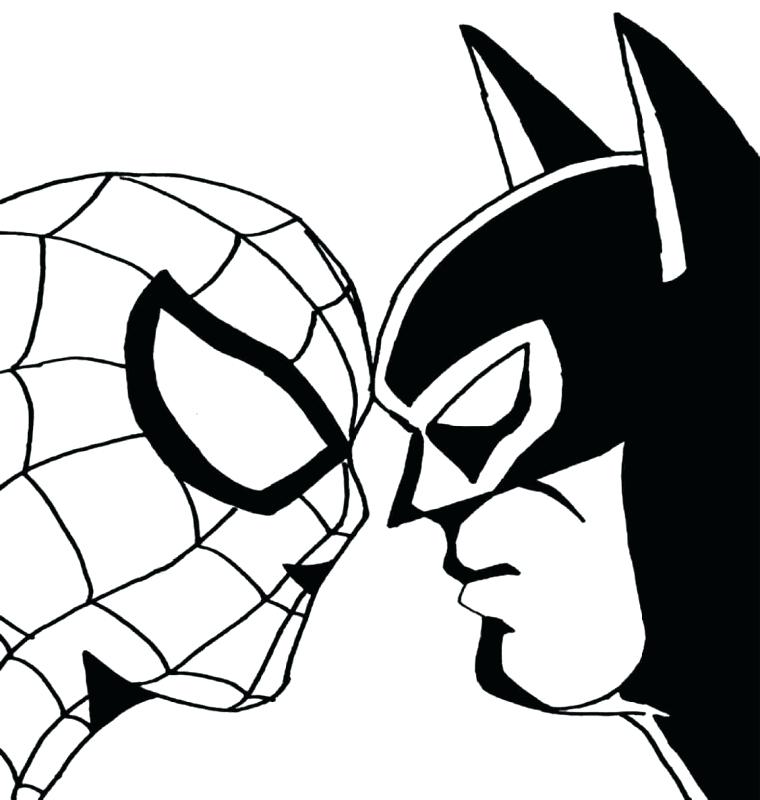 Spiderman Vs Batman Drawing | Free download on ClipArtMag