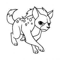 Spotted Hyena Drawing | Free download on ClipArtMag