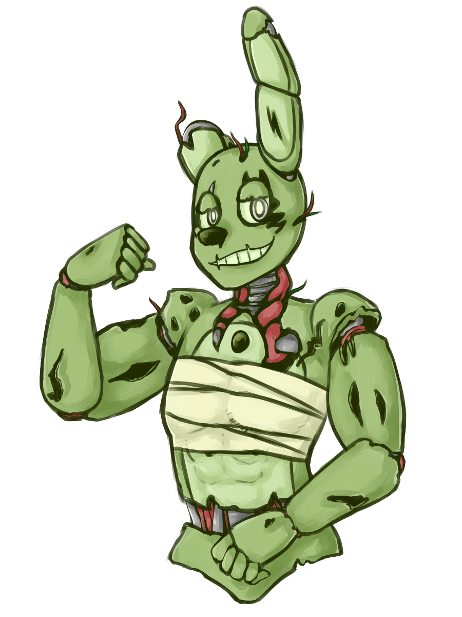 Springtrap Drawing | Free download on ClipArtMag