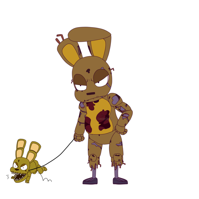 Springtrap Full Body Drawing Free Download On Clipartmag