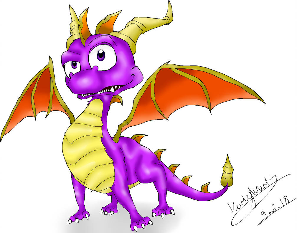 Spyro Drawing | Free download on ClipArtMag