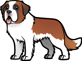 St Bernard Drawing | Free download on ClipArtMag