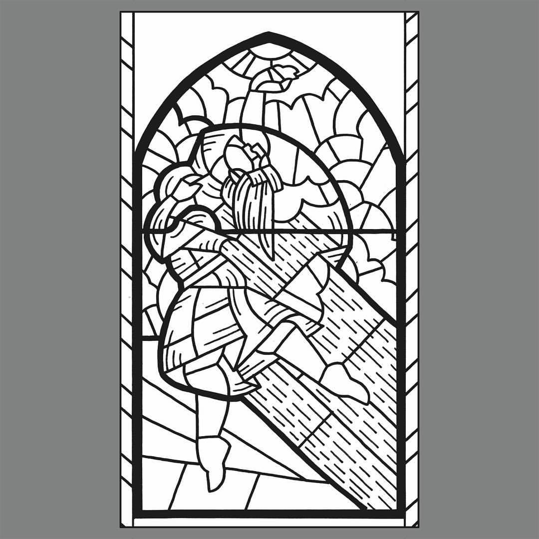 Stained Glass Window Drawing | Free download on ClipArtMag