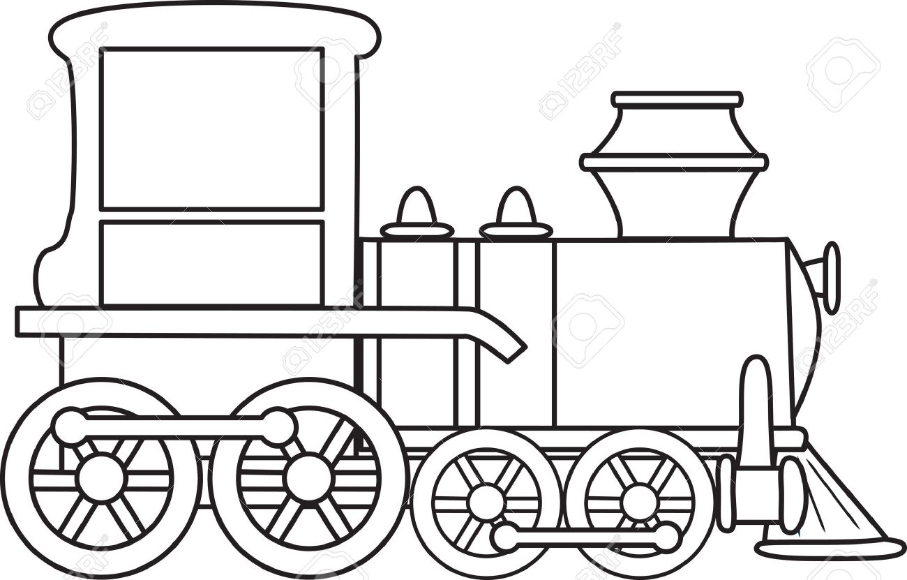 Steam Engine Train Drawing | Free download on ClipArtMag
