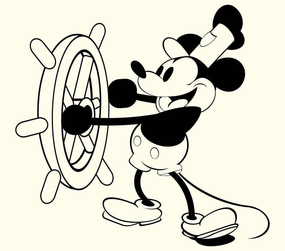 Steamboat Willie Drawing Free download on ClipArtMag