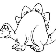 stegosaurus pictures to colour in