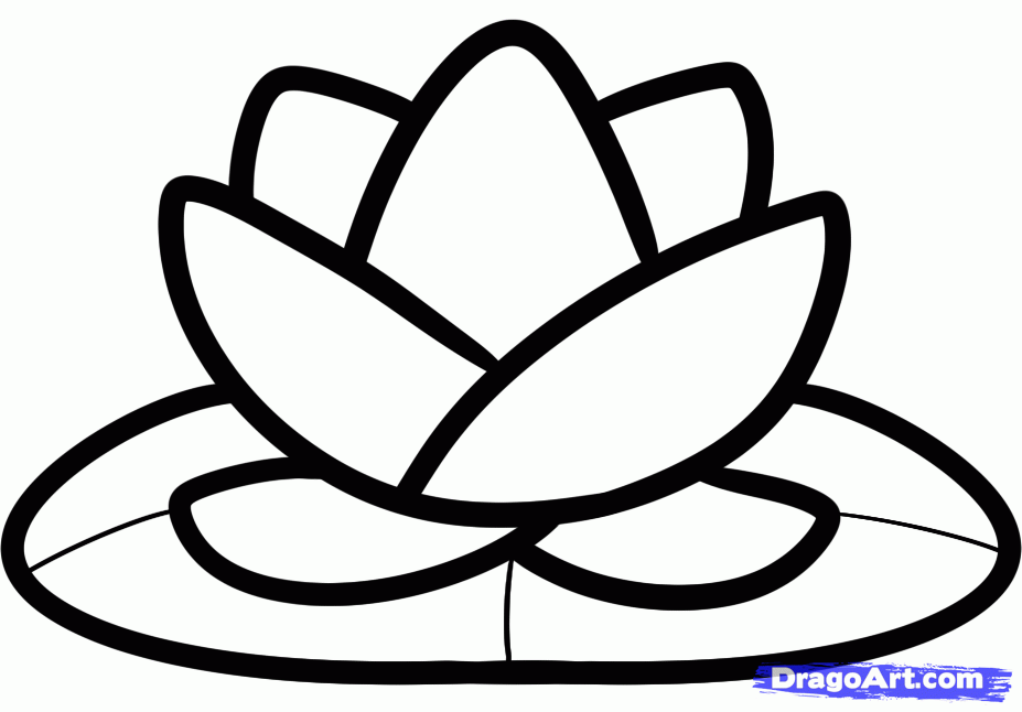 Step By Step Drawing Flowers For Kids Free Download On Clipartmag