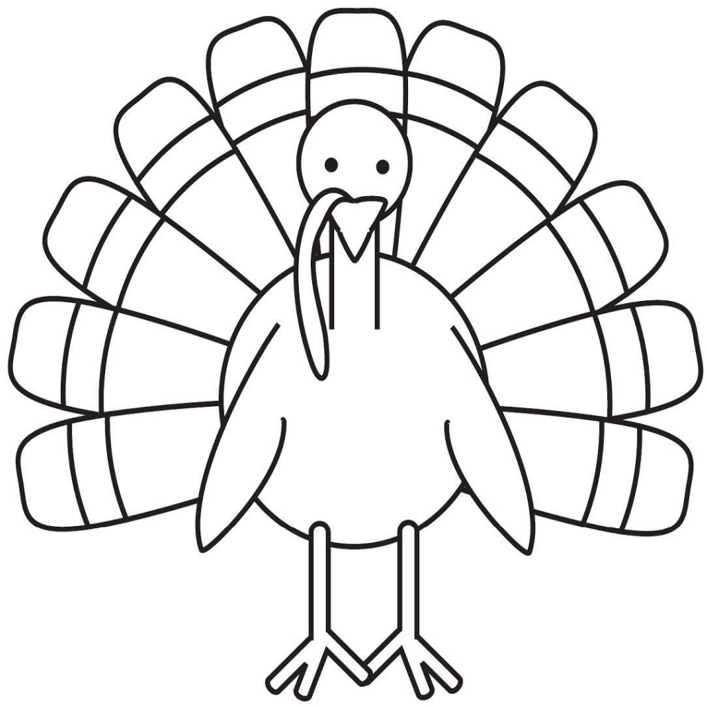 Turkey Coloring Pages Clip Art Library vrogue co