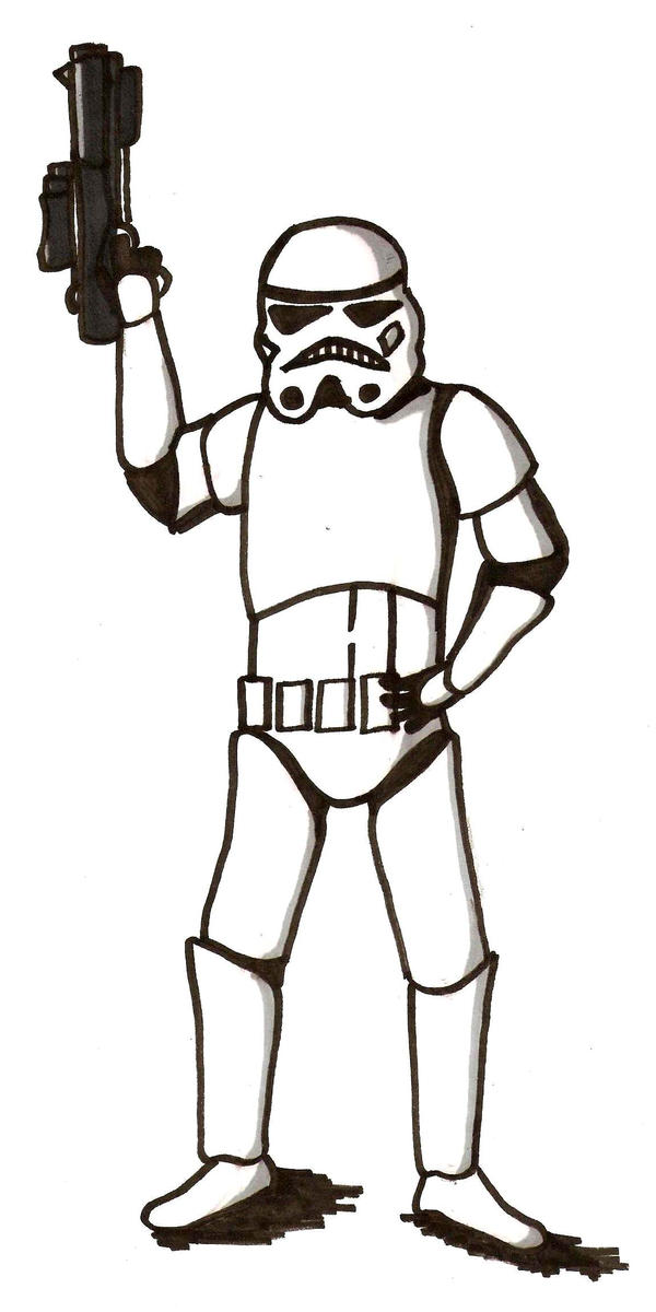 Stormtrooper Drawing | Free download on ClipArtMag