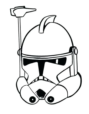 storm trooper helmet sketch