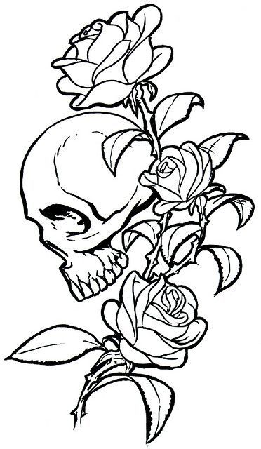 Sugar Skull Tattoo Drawings | Free download on ClipArtMag