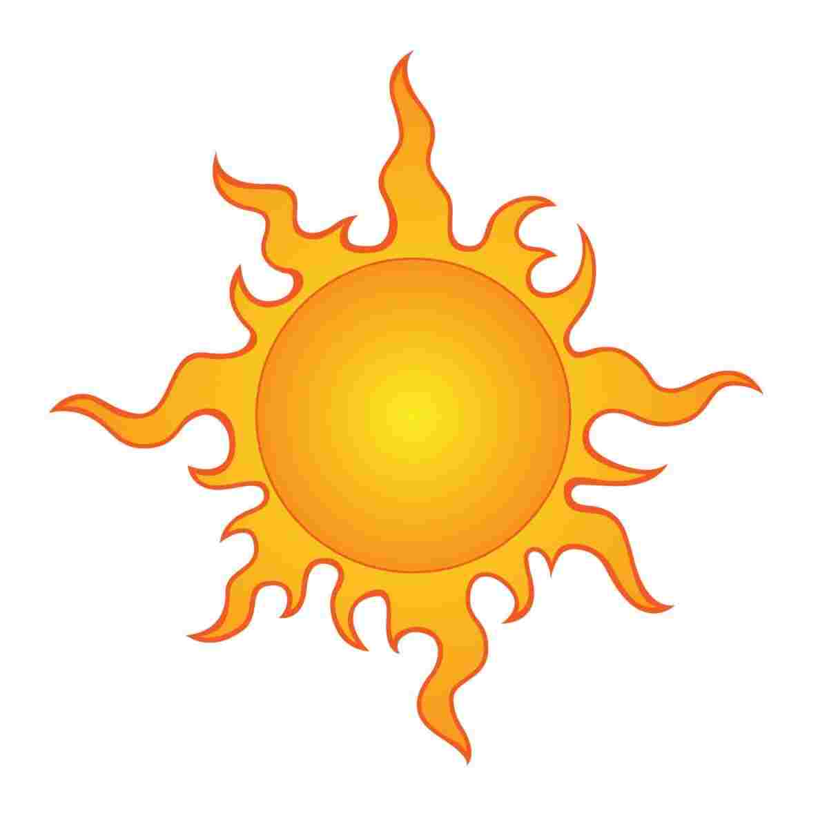 Sun Face Drawing | Free download on ClipArtMag