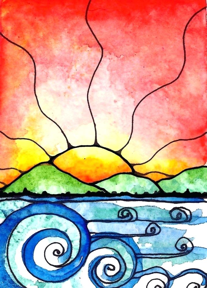 Sunset Drawing Images | Free download on ClipArtMag