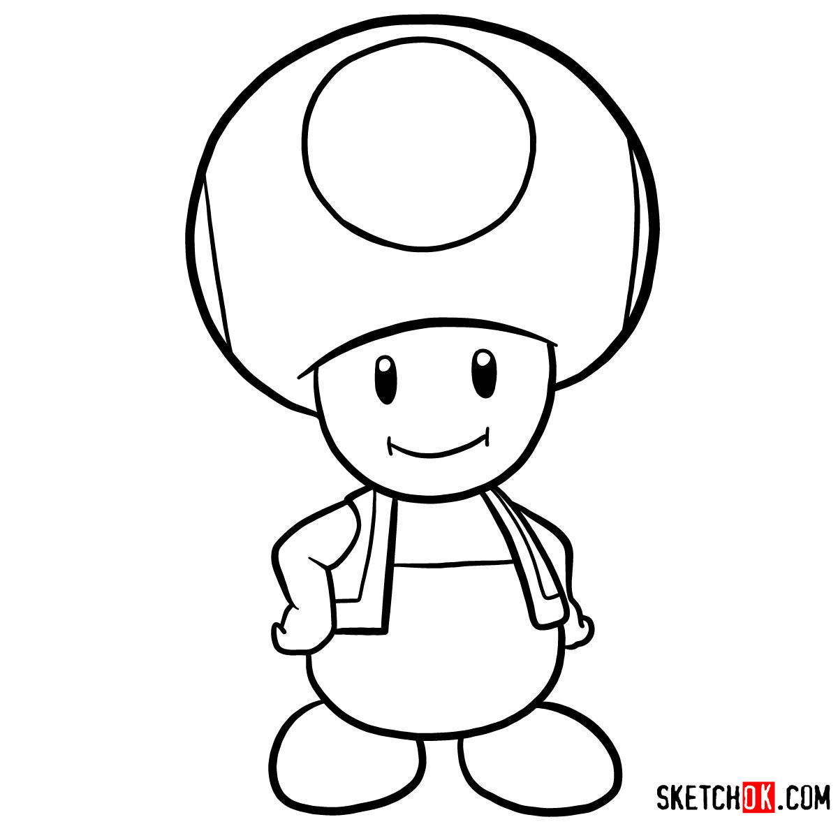 Super Mario Drawing Free download on ClipArtMag