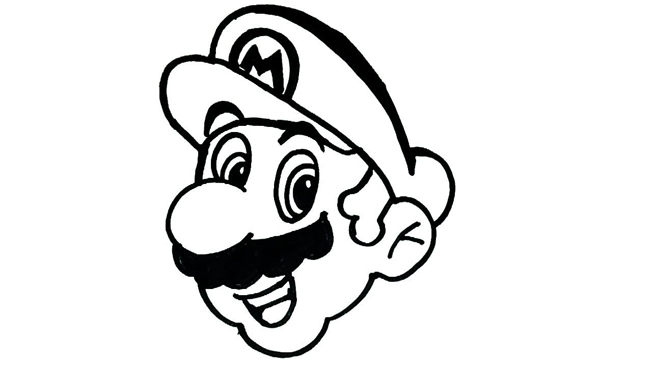 Super Mario Drawing Step By Step | Free download on ClipArtMag