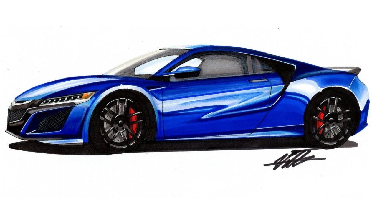 Supercar Drawing | Free download on ClipArtMag