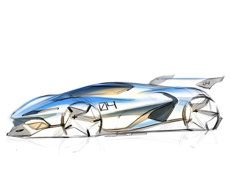 Supercar Drawing | Free download on ClipArtMag