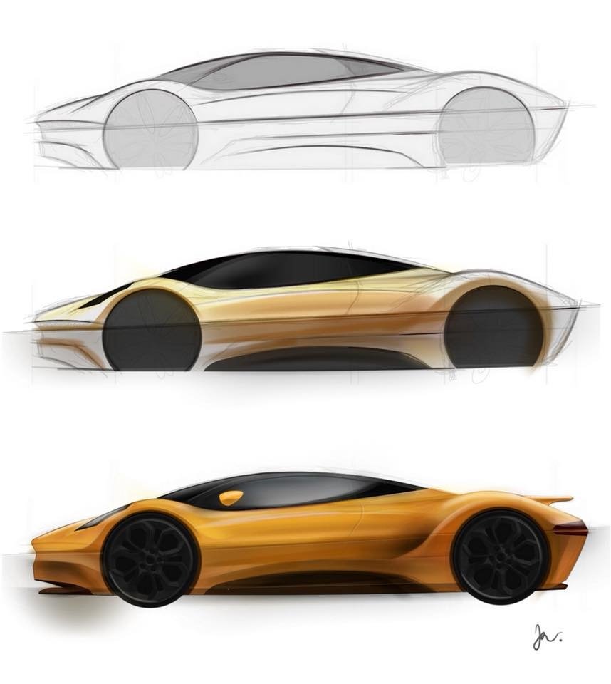 Supercar Drawing | Free download on ClipArtMag