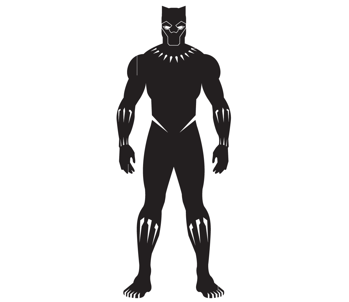 Superhero Outline Drawing | Free download on ClipArtMag