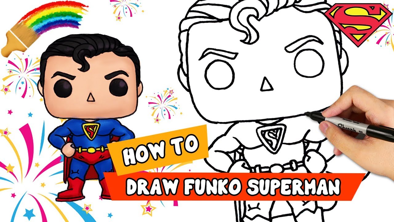 Cartoon How To Draw Funko Pops Sketch Step By Step for Beginner