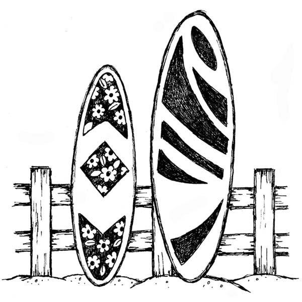 Surfboard Drawing | Free download on ClipArtMag