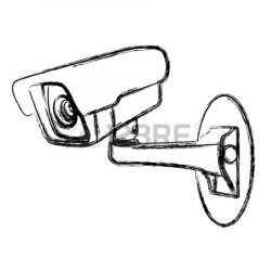 Surveillance Camera Drawing 