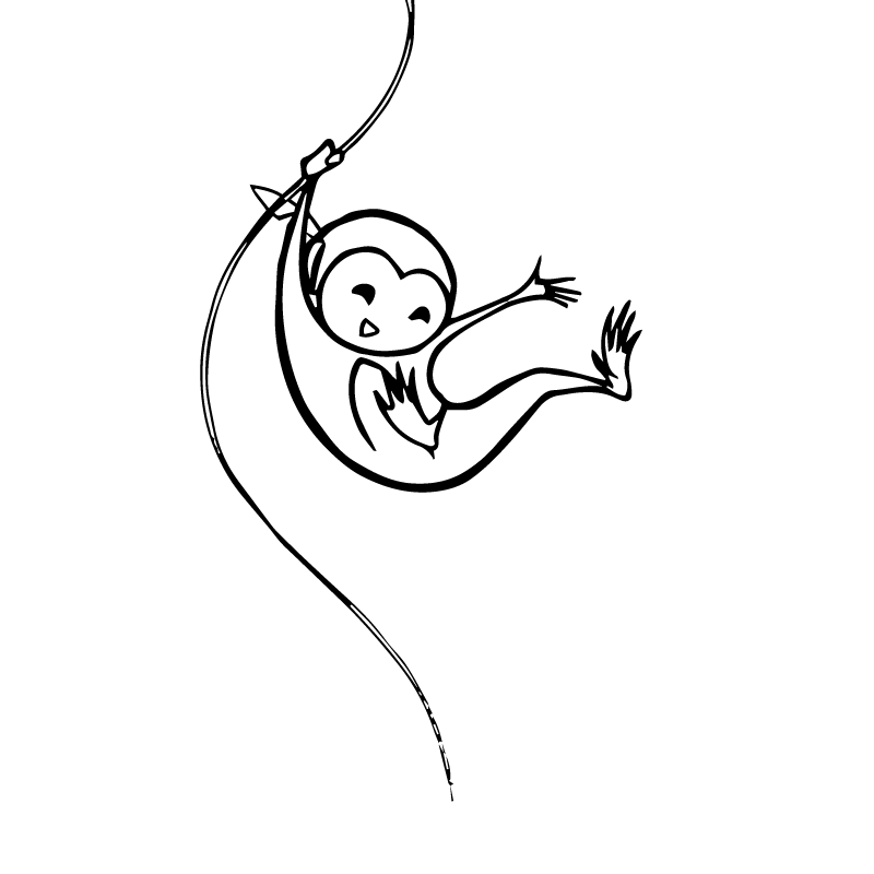 Swinging Monkey Drawing Free Download Best Swinging Monkey